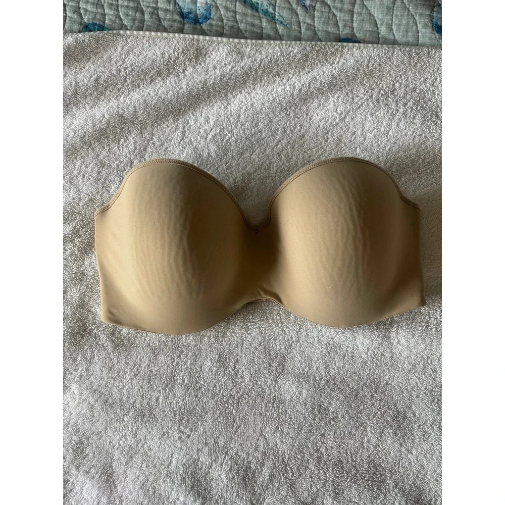 38DD‎ Lilyette Tailored Strapless Underwire Bra Nude